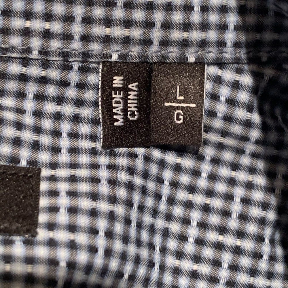 Theory Gray Button Down: Large - image 5